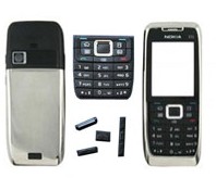 Set Housing Faceplate Cover For Nokia E51 Silver