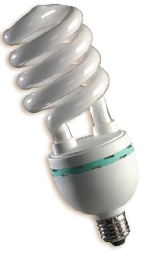 half spiral tri phosphor fluorescent lamp