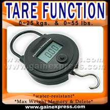 25kg 55lb digital lcd hanging fishing weighing scale oz