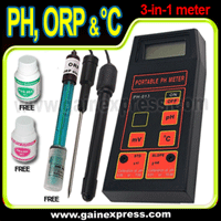 3-in-1 Orp Mv, Ph, Temperature Meter Tester Battery