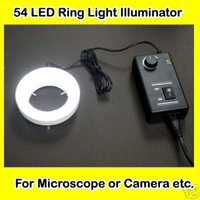 54 Led Microscope Ring Light Illuminator Lamp, Camera