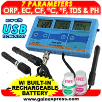 7 1 meter tester orp ph cf ec tds ppm degree celsius fahrenheit