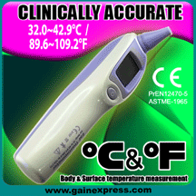 Digital Portable Ear Infrared Ir Thermometer Baby Adult