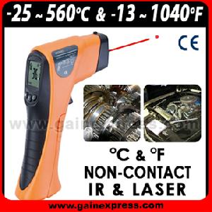 Laser Non-contact Infrared Thermometer -25 560 Degree Celsius / Fahrenheit