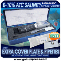 salinity refractometer 0 10 aquarium salt water