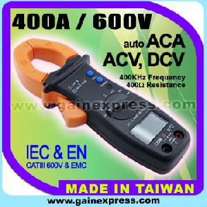 Power Quality Clamp Meter 400a Ac Multimeter Volt Ohm