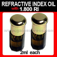 Refractive Index Fluid Oil X 2 Bottles Refractometer Ri