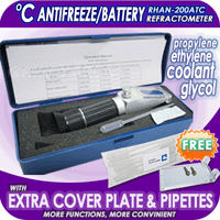 Battery Acid Antifreeze Fluid Glycol Refractometer Degree Celsius
