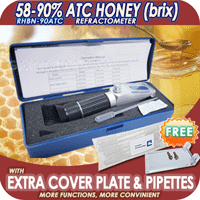 New Honey Refractometer Beekeeping Bees , 58-90% Atc