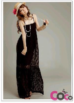 Black Maxi Long Lace Good Dress