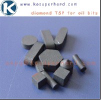 Thermal Stable Polycrystalline Diamond Tsp , Diamond Tsp For Oil Bits