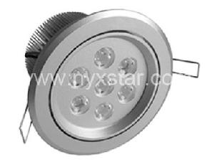 7w power led downlight lighting home office shopping