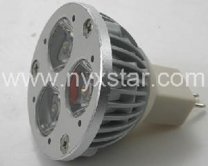 Nyxstar Led Lampen, Mr16 Aluminous Gu5.3 Spotlights With 3w Power