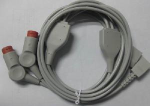 Philips To Utah Ibp Cable Invasive Pressure Cable 2 Connectors Each End