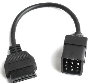 renault 12 pin conector del adaptador de diagnstico obd2 dab
