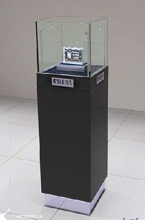 Designer Professional Glass Jewelry Display Cases, Display Cabinet With Led Light Available