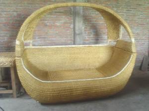 Model 2, Rattan Boat Bed Nice For Bedroom, Hotel And Apartment Knock Down