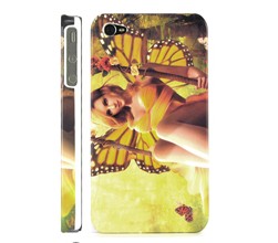 Butterfly Beauty Hard Plastic Case Cover For Iphone 4