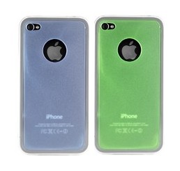 Hard Plastic Case Cover For Iphone Blue And Green