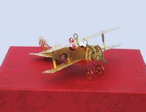 Christmas Decorating Plane Ornament