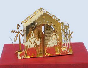 Golden Christmas Ornaments