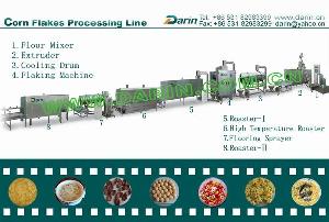 corn flakes processing line