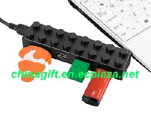 usb brick 4 port hub