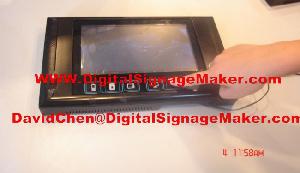 9inch touch icon digital display lcd advertising screen advertise