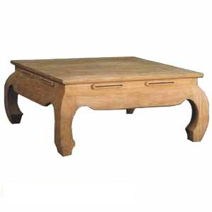 opium square table teak teka wooden garden outdoor furniture