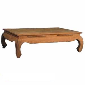 Teak Opium Table Rectangular Teka Wooden Garden Outdoor Furniture