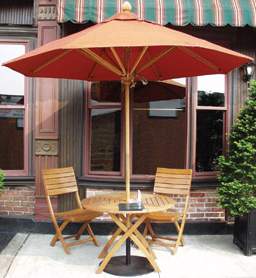 Teak Simply Orange Folding Set Teka Wooden Garden Outdoor Furniture