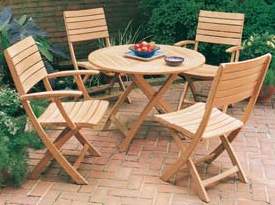 teka simply round folding curve teak wooden garden outdoor furniture