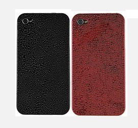 Water Drop Hard Back Case Cover For Iphone 4 Red And Black