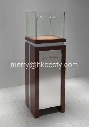 Enjoy The Classic Lines Of This Octagon Showcase For Years To Come The Case Features 2 Glass Shelve