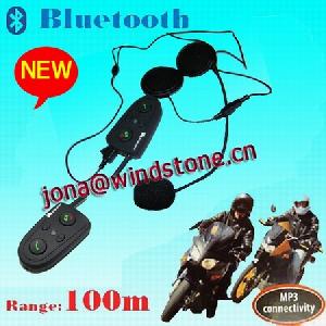 Bluetooth Interphone For Motorcycles And Bikers 100m Range Hm-528