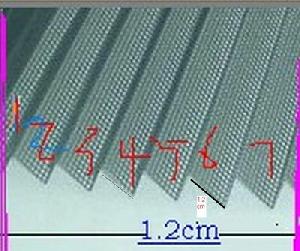 pleated mesh plisse window screen