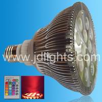 par38 rgb dimmable spot light 12w