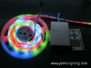 Flexible Intelligent Rgb Led Strips, 15 Modes Of Lighting Effects, Dc12v, 5meter / Reel, Factory Chi