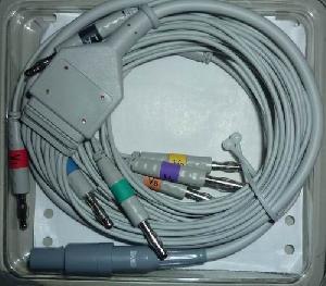 welch allyn cprunubd pro ecg ekg cable 10 leads iec