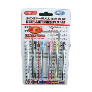 6in1 Ndsi / Ndsi-xl / Ll Retractable Metallic Touch Pen Set