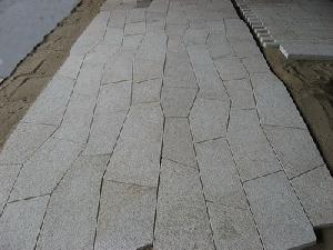 templated pavers photo shows