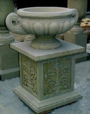 We Offer Planters In Marble, Travertine, Limestone And Sandstone