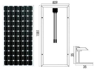 Monocrystalline Panels Modules