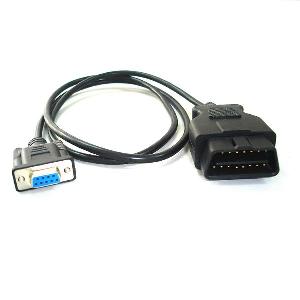 obdii 16male db9p female cable