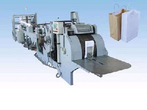 Web Reel Roll Fed Square Bottom Paper Bag Making Machine Equipment