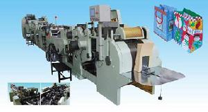 sheet feeding square bottom paper bag machine equipment