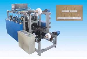 Square Bottom Paper Bag Handle Making Machine Equipment