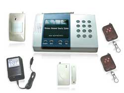 Wireless Alarm System With 5 Led Display Of Defense Zone