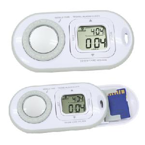 Digital World Time Clock With Sd Card Est009w