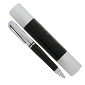 Pmb0435 Silver Leather Pen